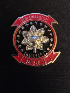Major Caine Goyette Challenge Coin Front